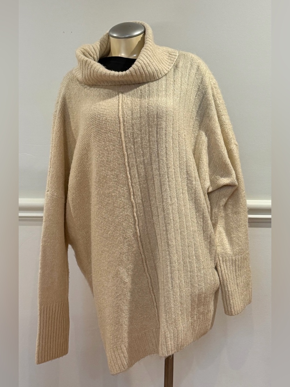 Lily Morgan Comfy Cream Sweater Plus Size Woman 3X